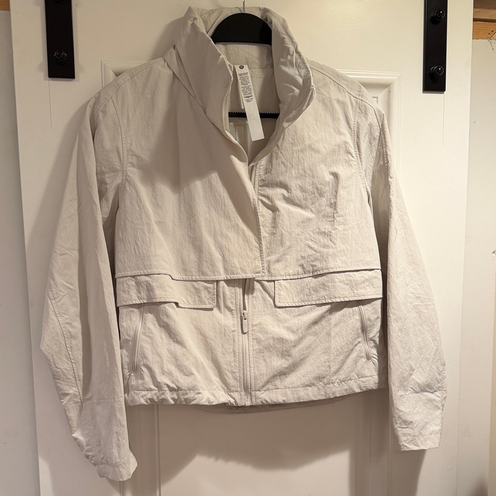 Lululemon Athletica Cream Utility Jacket